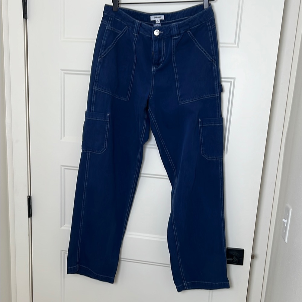 Blue Cargo Pants